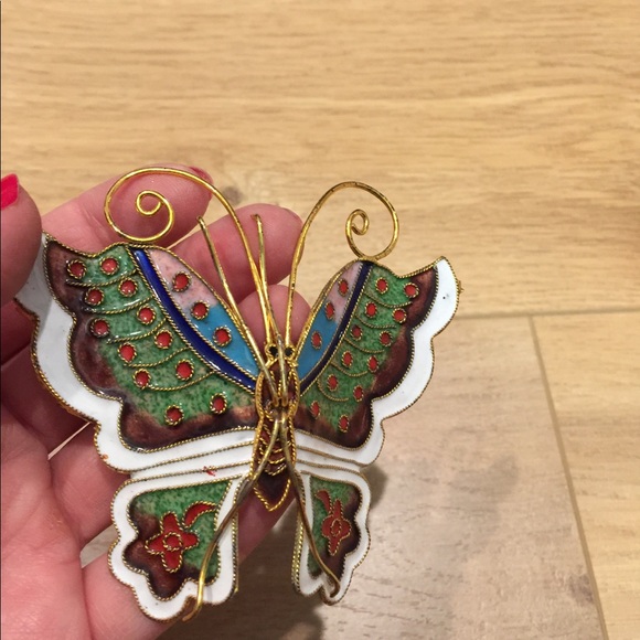 Pair of butterfly pendants - Picture 4 of 4